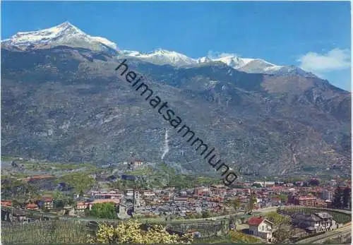 Susa - Panorama e il Rocciamelone - AK Grossformat - Ediz. SACAT Torino