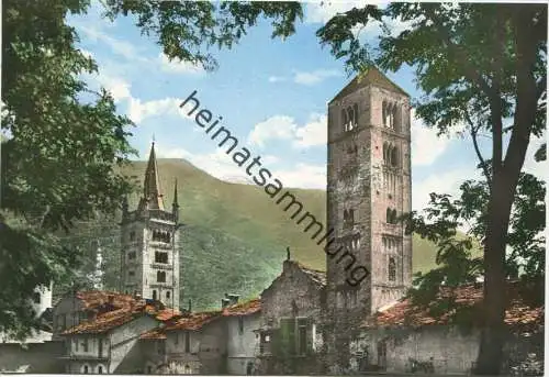 Susa - Campanili millenari - Foto-AK Grossformat - Vera fotografia - Ediz. G. Cerutti Susa