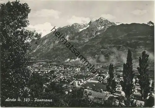 Aosta - Panorama - Foto-AK Grossformat - Vera Fotografia - Ed. S.A.C.A.T. Torino