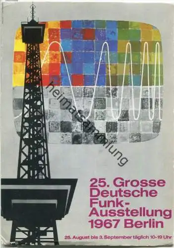Berlin - 25. Grosse Deutsche Funkausstellung 1967
