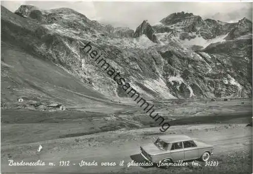 Bardonecchia - Strada verso il ghiacciaio Sommeiller - Strasse zum Gletscher - Foto-AK Großformat - Vera Fotografia - Ed