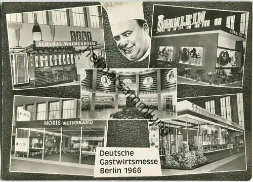 Berlin - Deutsche Gastwirtsmesse 1966 - Foto-Ansichtskarte