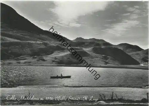 Colle della Maddalena - Valle Stura - il Lago - Col de Larche - Foto-AK Großformat - Vera fotografia - Omniafoto Torino