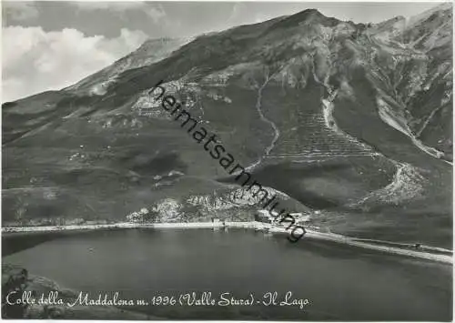 Colle della Maddalena - Valle Stura - il Lago - Col de Larche - Foto-AK Großformat - Vera fotografia - Omniafoto Torino