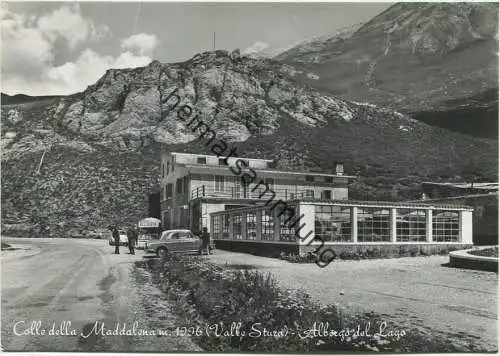 Colle della Maddalena - Valle Stura - Albergo del Lago - Col de Larche - Foto-AK Großformat - Vera fotografia - Omniafot