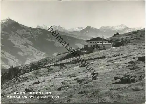 Haus Berglift - Markbachjoch - Wildschönau - Foto-AK Grossformat