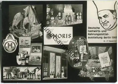 Berlin - Deutsche Gastwirts- und Nahrungsmittelausstellung 1968 - Foto-Ansichtskarte