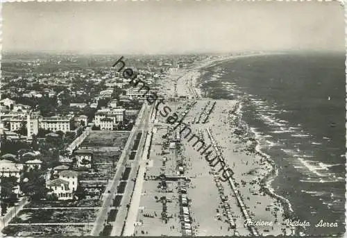 Riccione - Luftaufnahme - Foto-AK Großformat gel.1955