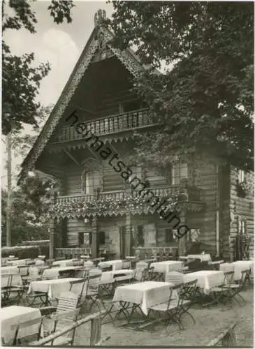 Berlin-Zehlendorf - Gaststätte Blockhaus Nikolskoe - Foto-AK Grossformat - Verlag Max O'Brien Berlin