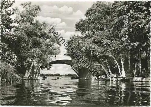 Berlin - Heiligensee - Durchfahrt zum Heiligensee - Foto-AK Großformat - Verlag Foto-Hübner Berlin