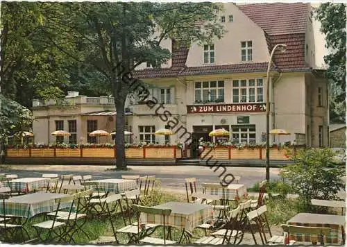 Berlin - Heiligensee - Restauration-Pension Zum Lindenhof Inhaber Ferd. Schwardtmann - Ruppiner Chaussee 211 - AK Grossf