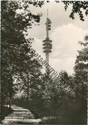 Berlin - Fernmeldeturm auf dem Schäferberg - Foto-AK Grossformat - Verlag Herbert Meyerheim Berlin-Wilmersdorf