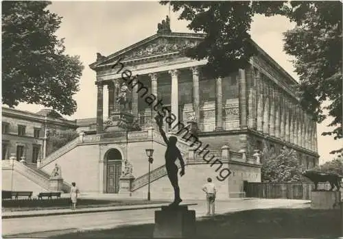 Berlin - Nationalgalerie - Foto-AK Grossformat 60er Jahre - Verlag Gebr. Garloff KG Magdeburg