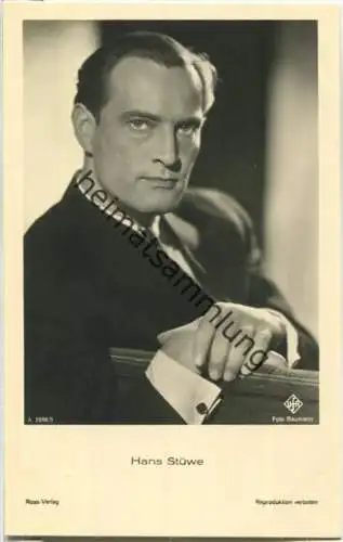 Hans Stüwe - Foto-Ansichtskarte - Ross Verlag A 2898/1