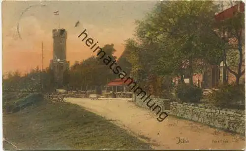 Jena - Forsthaus - Verlag G. Friedrich Leipzig 1909 gel.