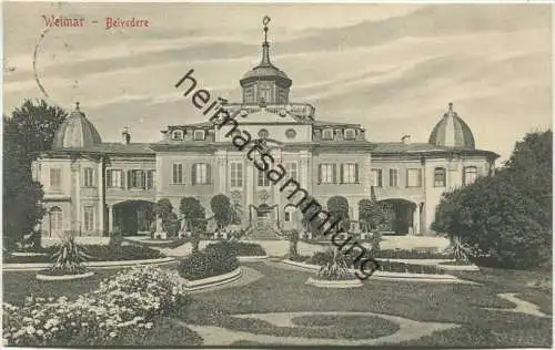 Weimar - Belvedere - Verlag Stengel & Co. Dresden 1906 gel. 1907