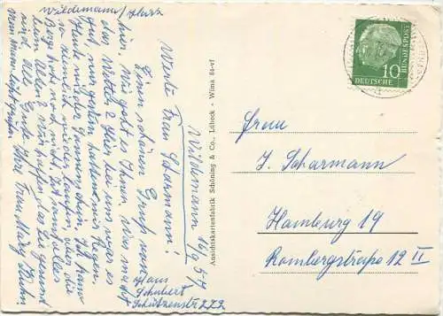 Wildemann - Verlag Schöning & Co. Lübeck - AK-Grossformat gel. 1957