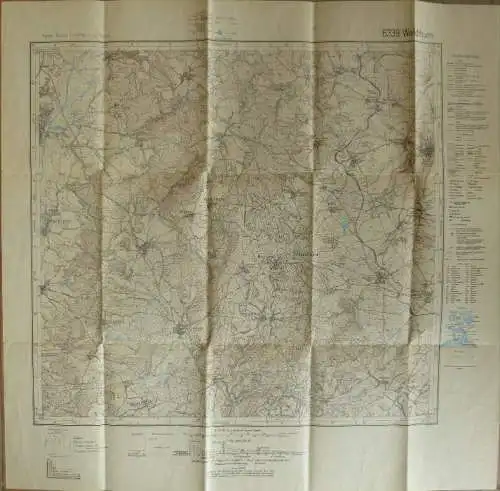 6339 Waldthurn - 1:25'000 - Herausgegeben von der Topograph. Zweigstelle d. Bayer. Landesvermessungsamts 1937 Ausgabe 19