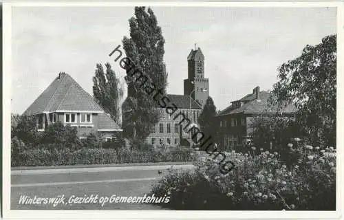 Winterswijk - Gezicht op Gemeentehuis - Utigave F. A. Ruepert Winterswijk