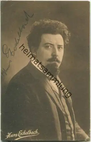 Schriftsteller Hans Eschelbach - original Autogramm