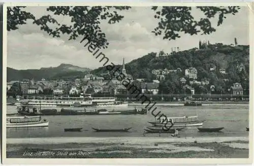 Linz am Rhein - Schiffe - Verlag Emanuel Breitkopf Linz