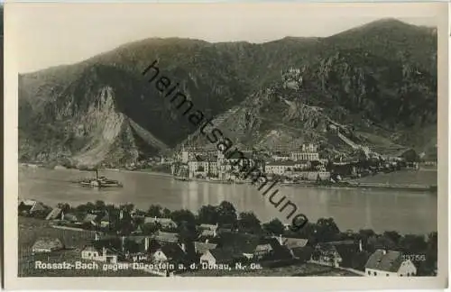 Rossatz-Bach gegen Dürnstein - Foto-Ansichtskarte - Verlag P. Ledermann Wien