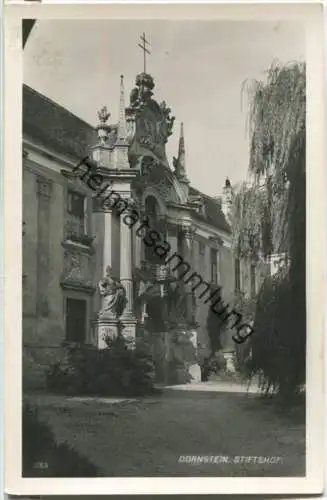 Dürnstein - Stiftshof - Foto-Ansichtskarte - Verlag Hans Sedelmayr Krems
