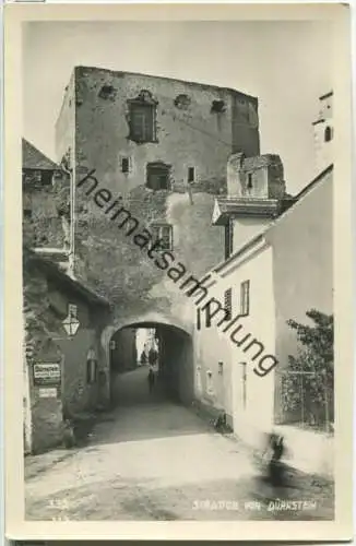 Dürnstein - Stadttor - Foto-Ansichtskarte - Verlag Franz Sedelmayr Krems
