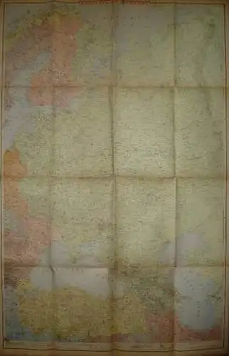 Ravensrein Karte Osteuropa - 85cm x 126cm 1:3 1/3 Millionen - Achtfarbendruck - Stand 17.02.1943
