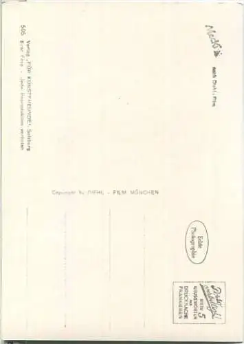 Mecki - Stier - Nr. 505 - Sternzeichen-Karte - Verlag Für Kunstfreunde Salzburg - Foto-Ansichtskarte