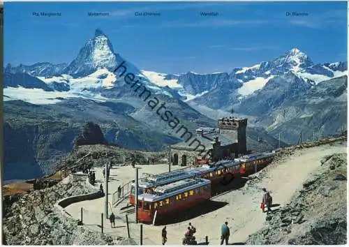 Gornergratbahn - Station - Matterhorn - Ansichtskarte Großformat