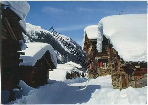 Zinal au fond Sorebois - Ansichtskarte Großformat