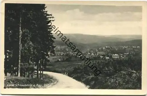 Schmiedefeld - Foto-AK - Verlag Photo Dörr Schleusingen - Bahnpost gel. 1954