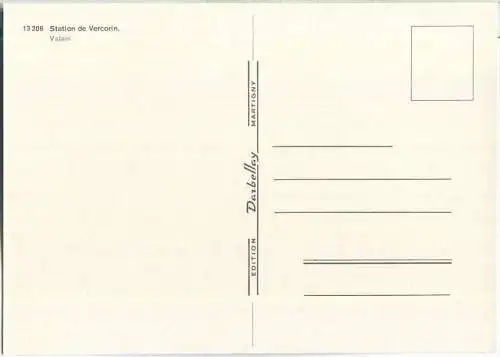 Vercorin - Teilansicht - Ansichtskarte Großformat