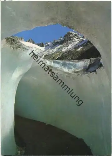 Rhonegletscher - Eisgrotte - Foto-Ansichtskarte