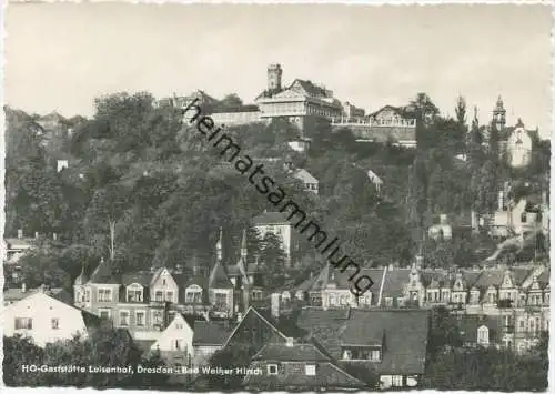 Dresden - HOG Luisenhof - Foto-AK Grossformat - Verlag Albert Krebs Leipzig gel. 1959