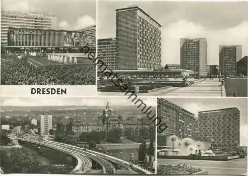 Dresden - Restaurant Bastei - Interhotel Newa - Foto-AK Grossformat - Verlag E. Wagner Söhne Zittau gel. 1971