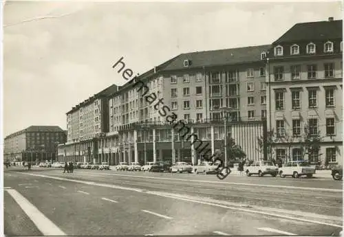 Dresden - Ernst-Thälmann-Strasse - Szeged Gaststätte - Foto-AK Grossformat - Verlag Görtz Bad Frankenhausen gel. 1971
