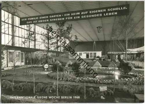 Berlin - Grüne Woche 1968 - Foto-Ansichtskarte