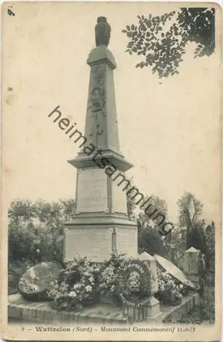 Wattrelos - Monument Commemoratif 1870-71