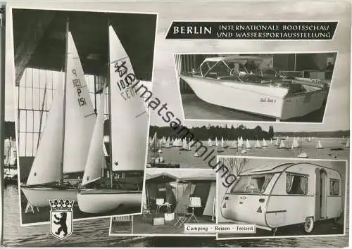 Berlin - Bootsschau - Wassersportausstellung 1965 - Foto-Ansichtskarte