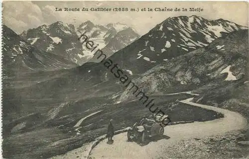 La Route du Galibier et la Chaine de la Meije - Hautes-Alpes - gel. 1913