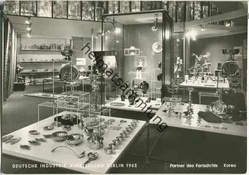 Berlin - Deutsche Industrie-Ausstellung 1963 - Korea - Foto-Ansichtskarte