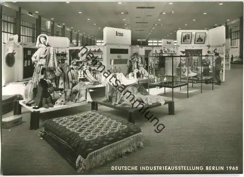 Berlin - Deutsche Industrie-Ausstellung 1968 - Iran - Foto-Ansichtskarte