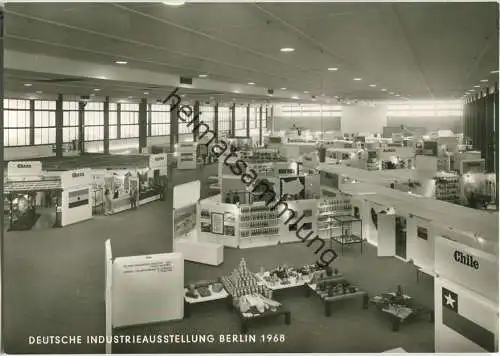 Berlin - Deutsche Industrie-Ausstellung 1968 - Chile - Foto-Ansichtskarte