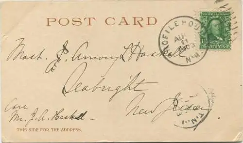 New Hampshire - White Mountains - Mt. Washington Cog Railway - Jacobs Ladder - Zahnradbahn - Copyright by Detroit Photog