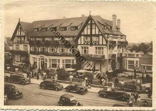 Le Zoute - Memline-Hotel - Place Albert 1er - Propr. Mme. A. De Klerck -  AK-Grossformat