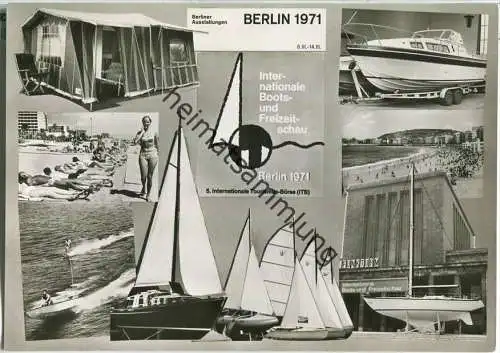 Berlin - 5. Internationale Tourismusbörse 1971 - Foto-Ansichtskarte