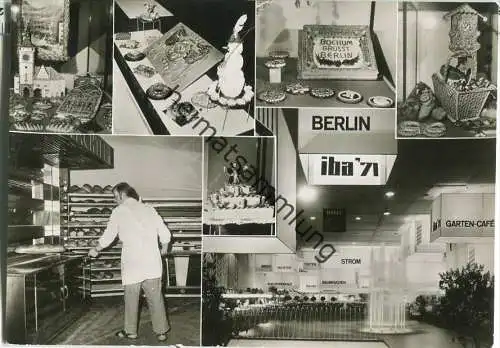 Berlin - Internationale Bäckerei-Fachausstellung - iba'71 - Foto-Ansichtskarte