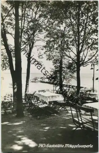 Berlin - Köpenick - HO-Gaststätte Müggelseeperle - Foto-Ansichtskarte